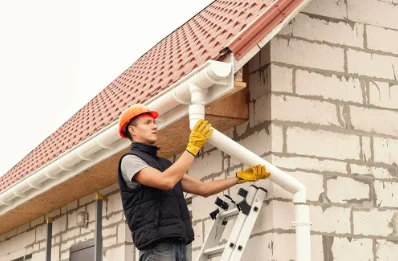 Pose et remplacement de gouttières à Ivrey